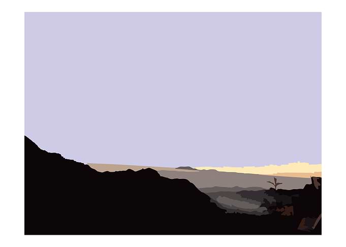 The mountains