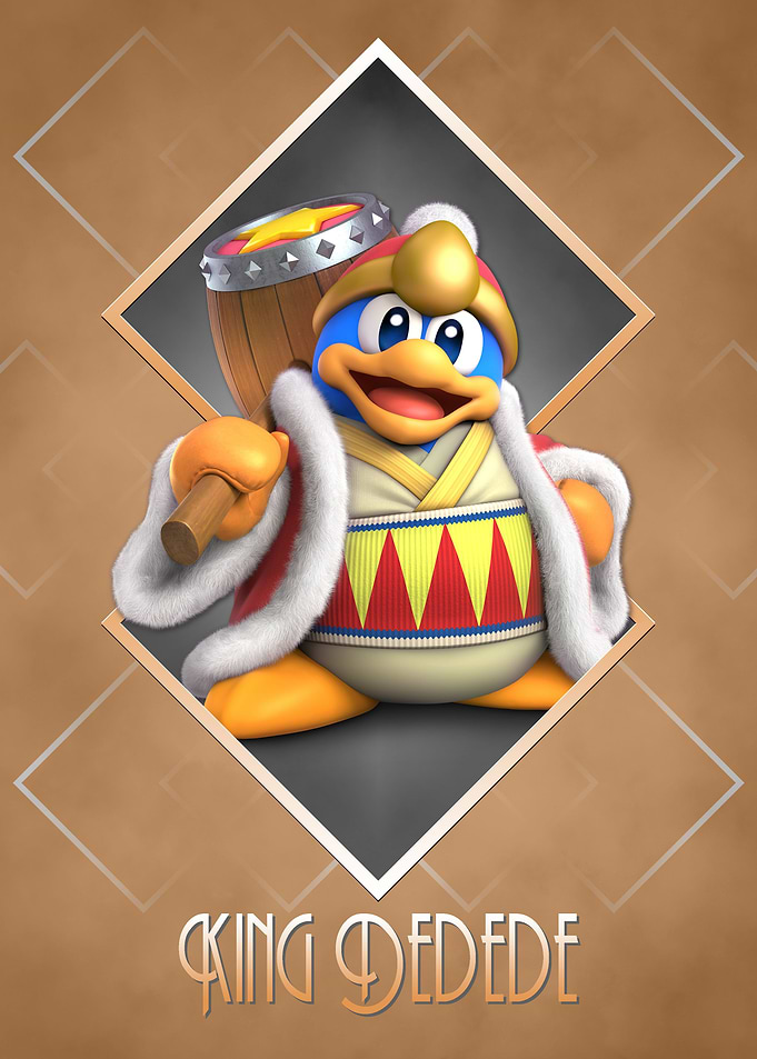 Art Deco King Dedede Kirby