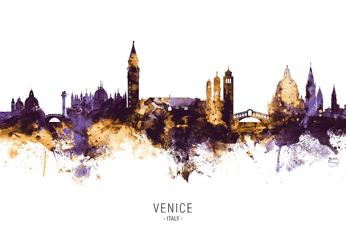 Venice Italy Skyline