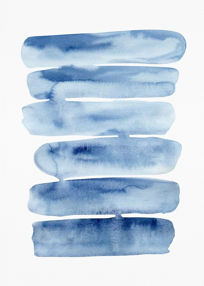 Watercolor Stripes Paintin