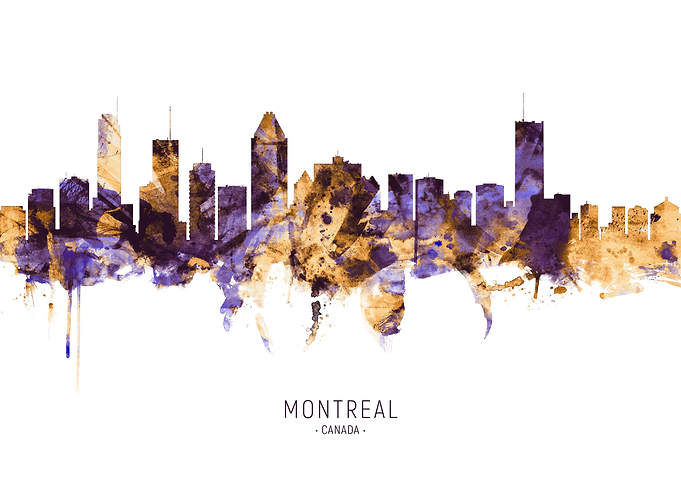 Montreal Canada Skyline