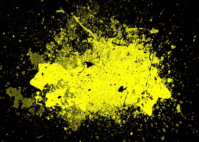 Yellow splash