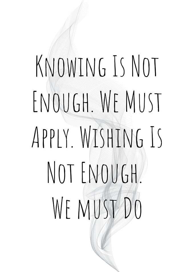 We Must Do