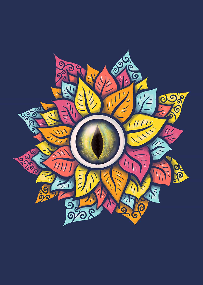 Weird Reptile Eye Flower