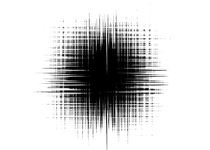Abstract black shape