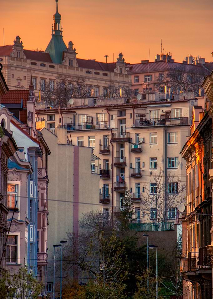 Czech houses summer