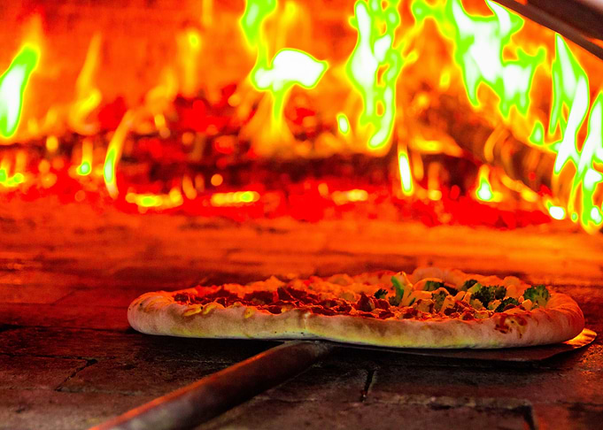 Baking Pizza in Oven