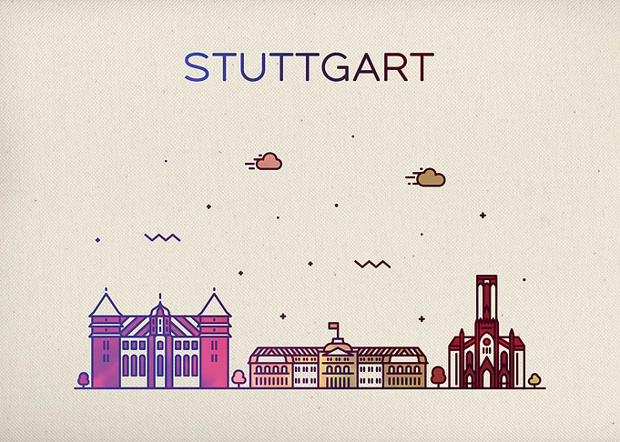 Stuttgart City Skyline Fun