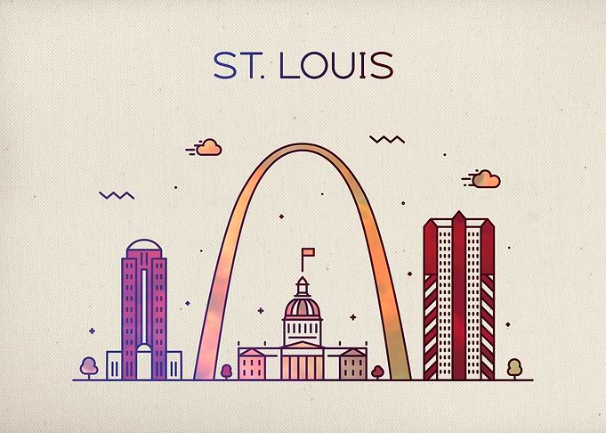St Louis City Skyline Fun