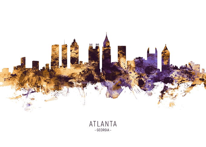 Atlanta Georgia Skyline