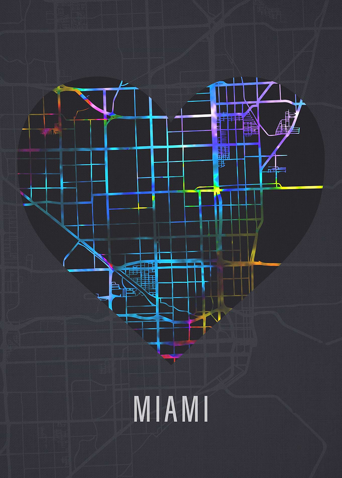 Miami Florida City Street
