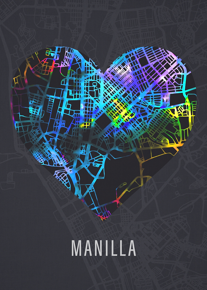 Manilla City Street Map