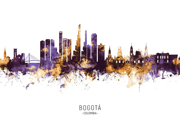 Bogota Colombia Skyline