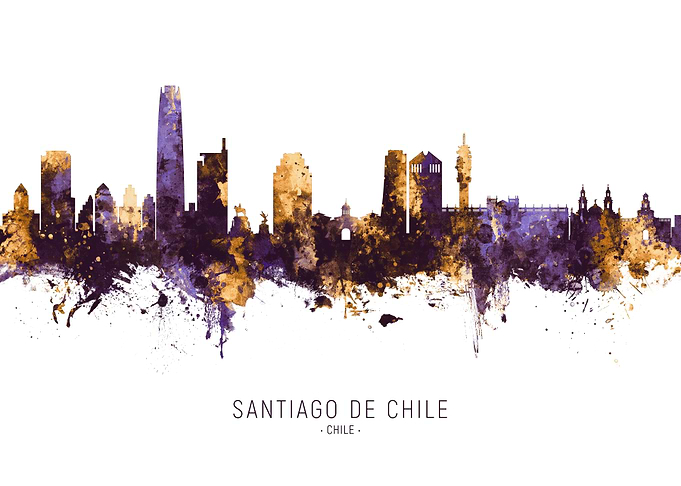 Santiago de Chile Skyline