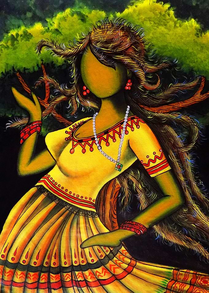 THE DANCING MANGO GIRL