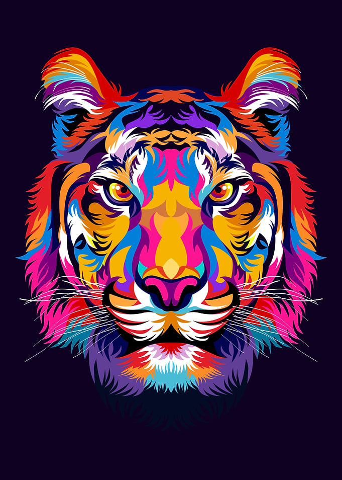 Colorful Tiger