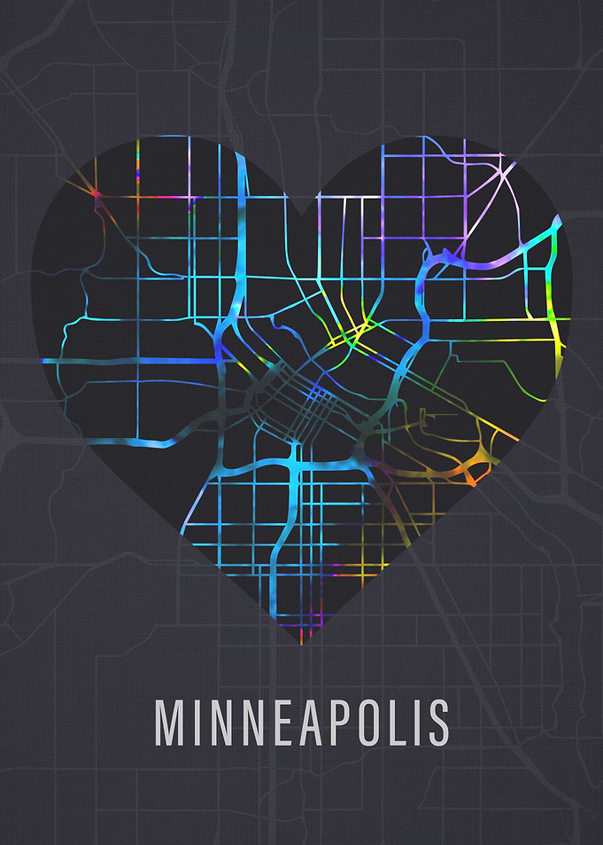Minneapolis Street Map