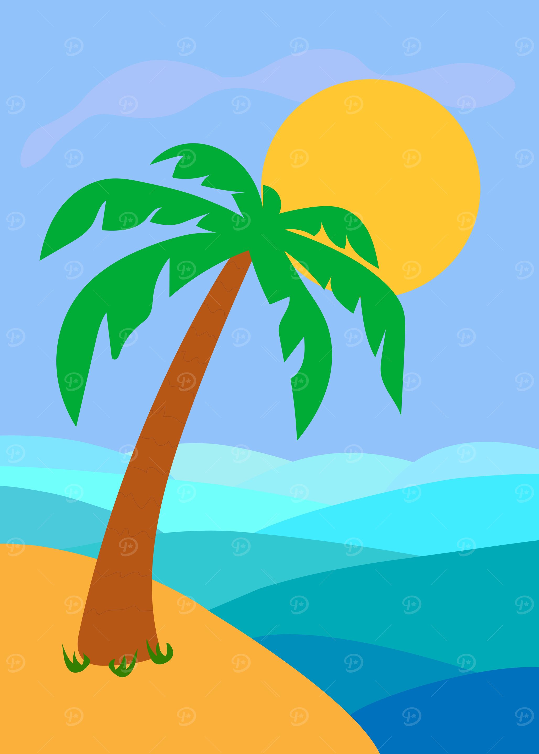 minimalist sea view