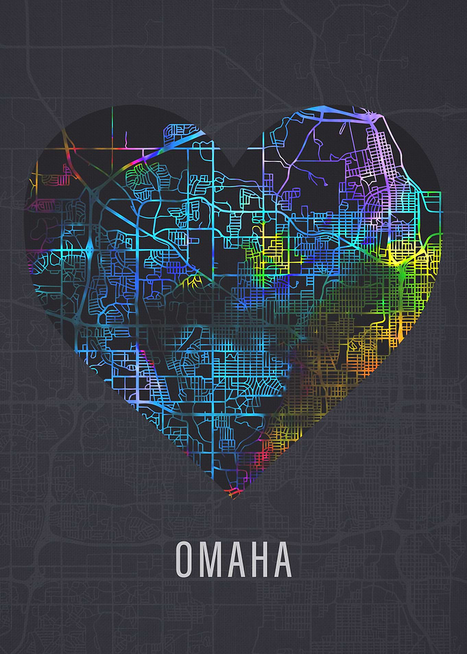 Omaha Nebraska City Street