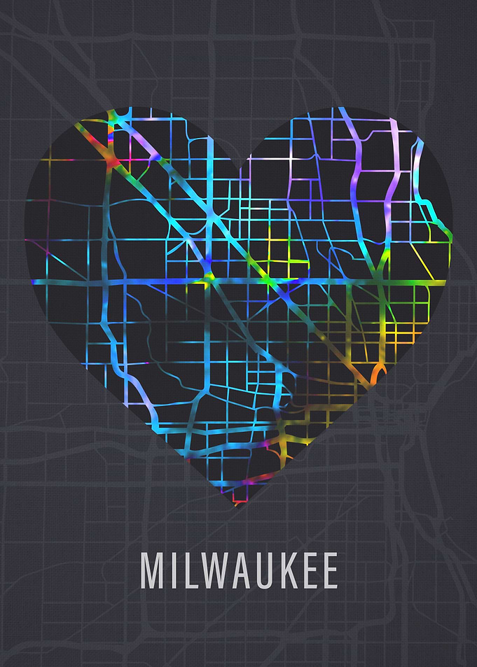 Milwaukee City Street Map