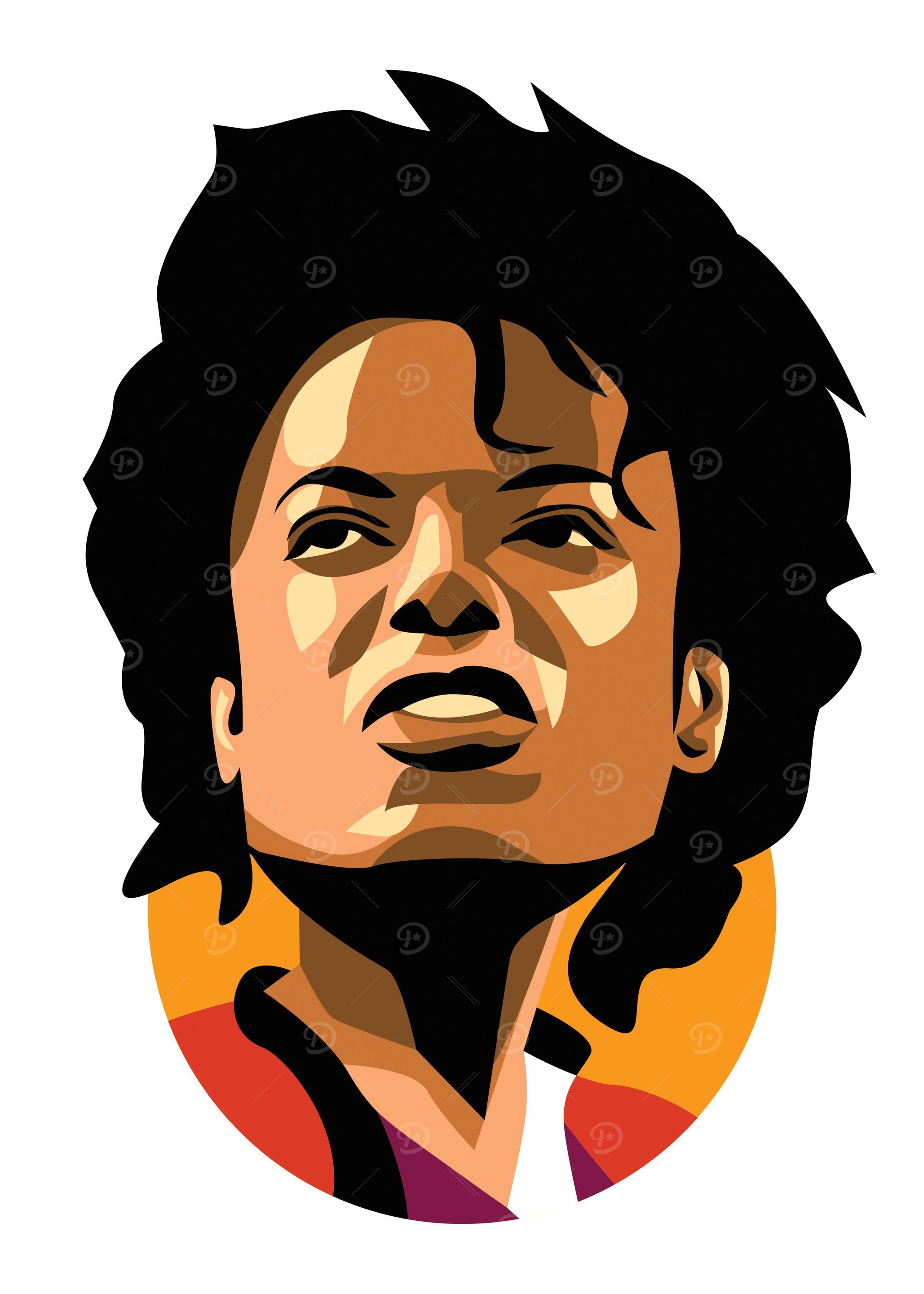 Michael Jackson caricature