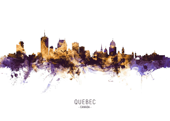 Quebec Canada Skyline