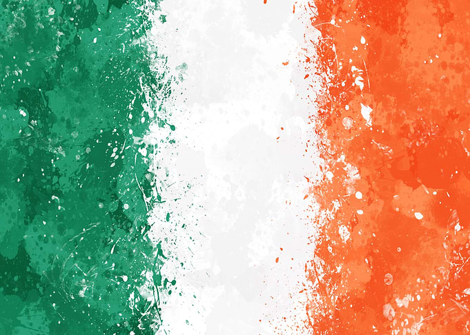 Ireland Flag Grunge