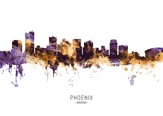 Phoenix Arizona Skyline