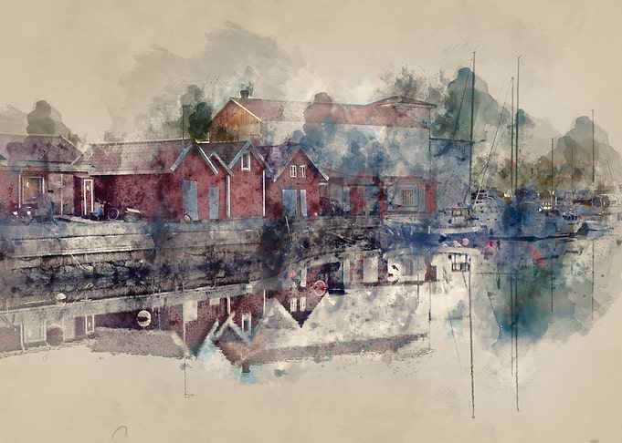 Island huts