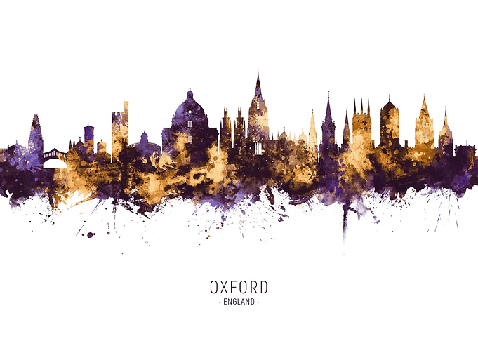 Oxford England Skyline