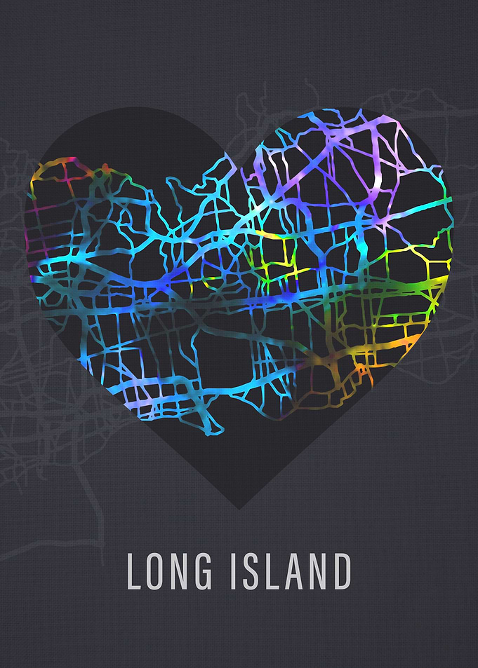 Long Island Street Map