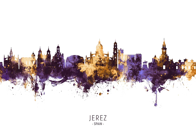 Jerez Spain Skyline