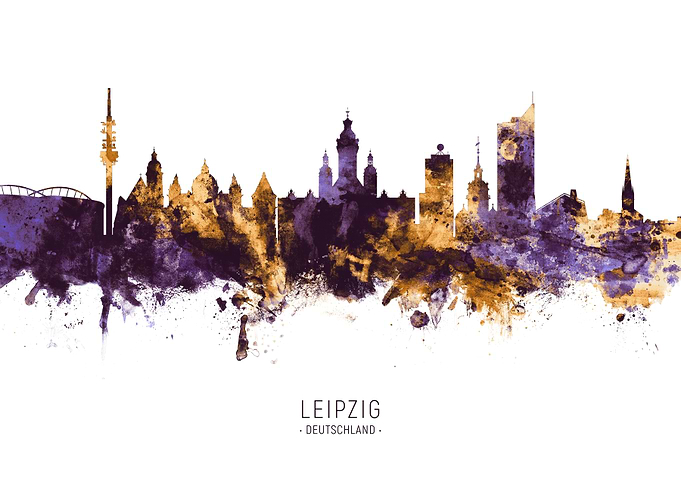 Leipzig Skyline