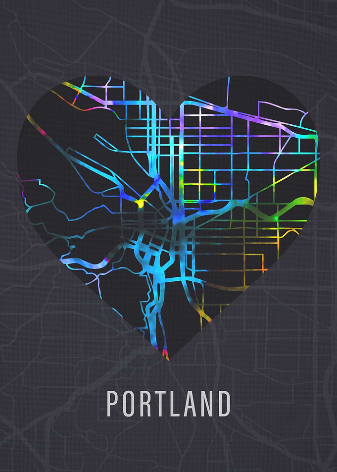 Portland Oregon City Heart