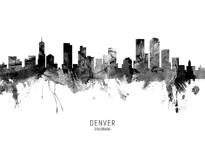 Denver Colorado Skyline