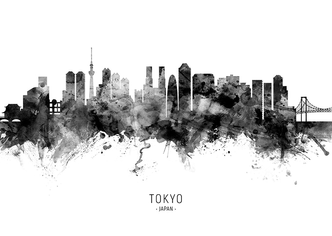 Tokyo Japan Skyline