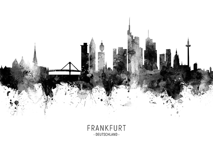 Frankfurt Germany Skyline