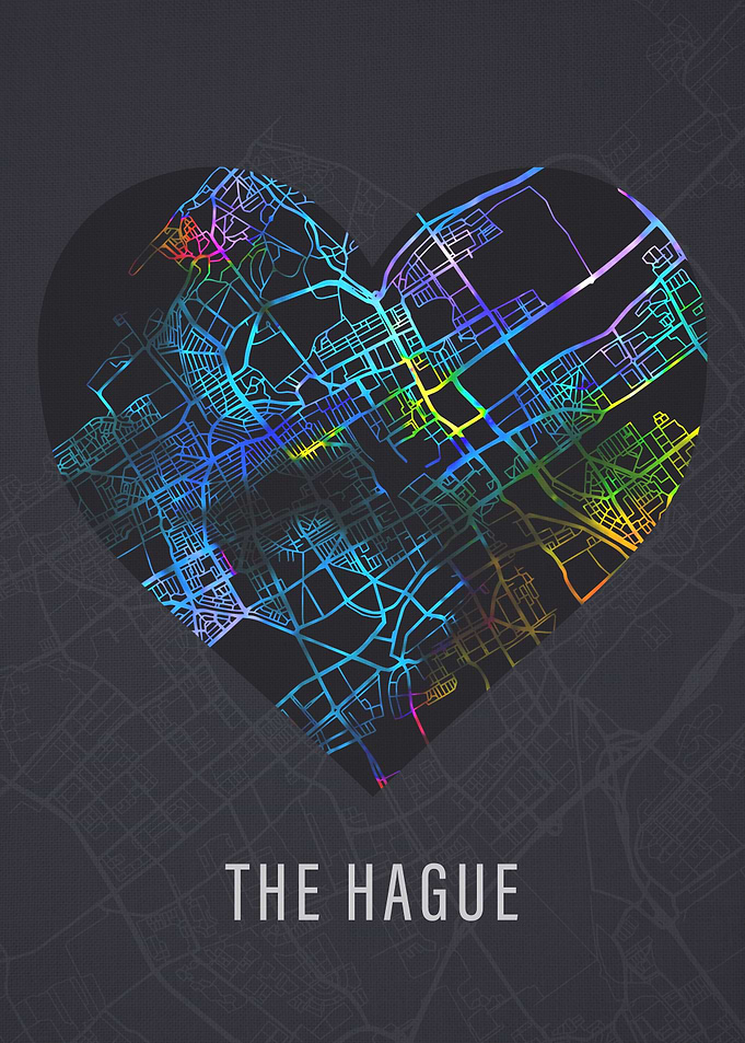 Hague Netherlands City Map