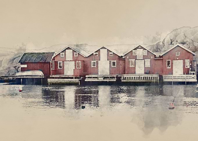 Row of Red