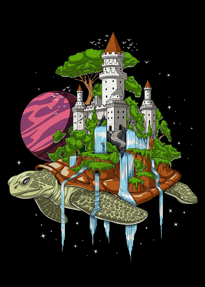 Cosmic World Turtle