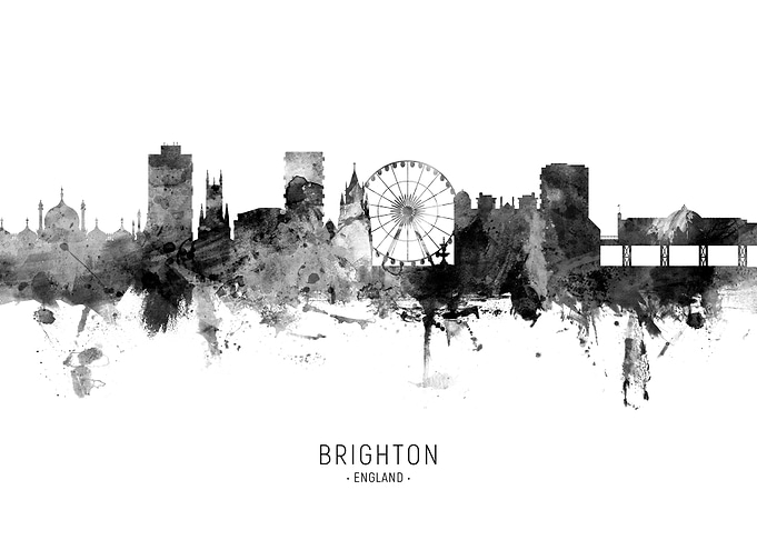 Brighton England Skyline