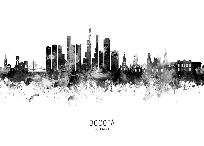 Bogota Colombia Skyline
