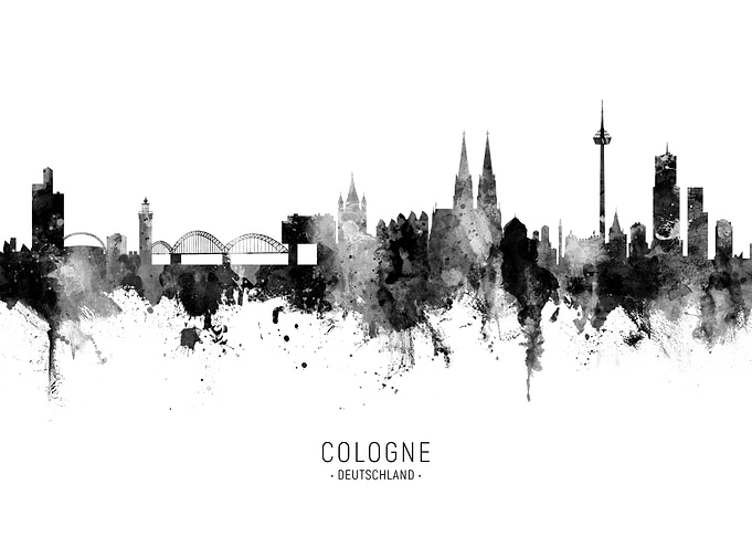 Cologne Germany Skyline