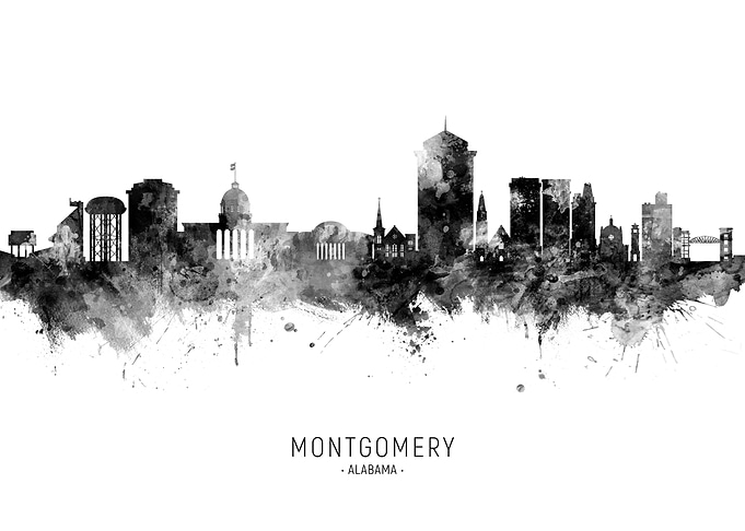Montgomery Alabama Skyline