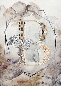 Capital Letter B Initial