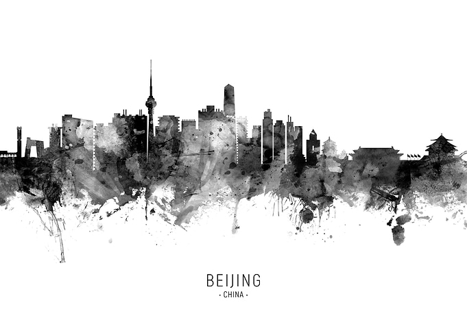 Beijing China Skyline