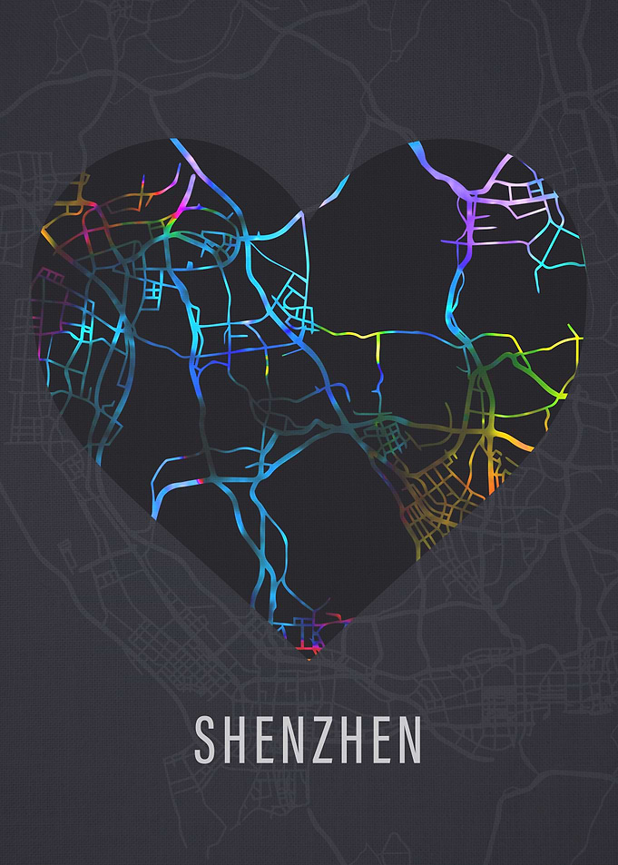 Shenzhen China City Street