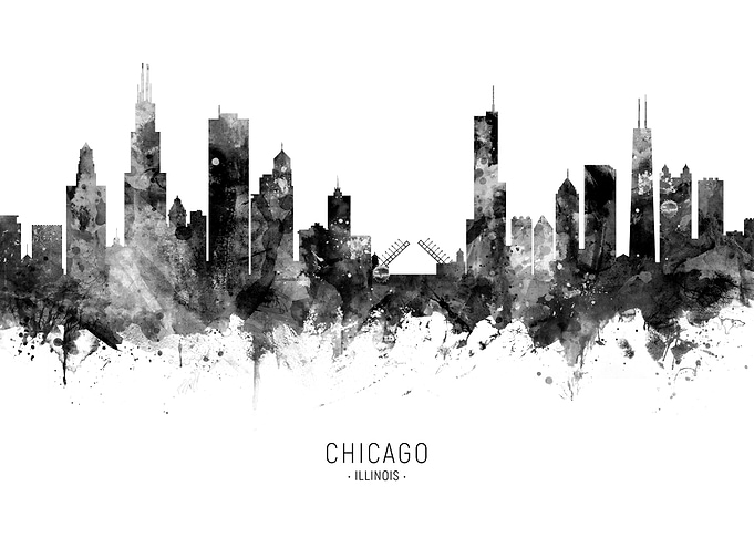 Chicago Illinois Skyline