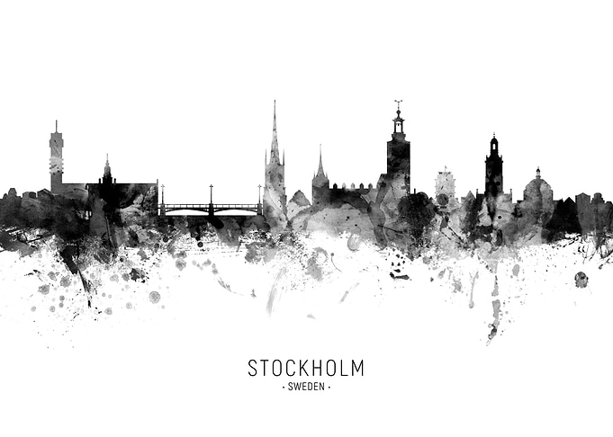 Stockholm Sweden Skyline