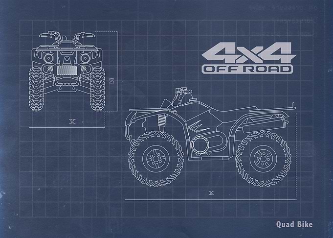Quad Bike Blueprint